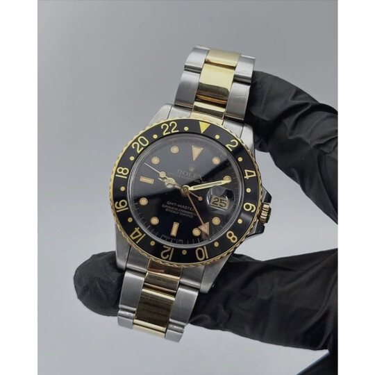 39mm • 1979 Rolex GMT-Master 16753 Steel Gold T<25